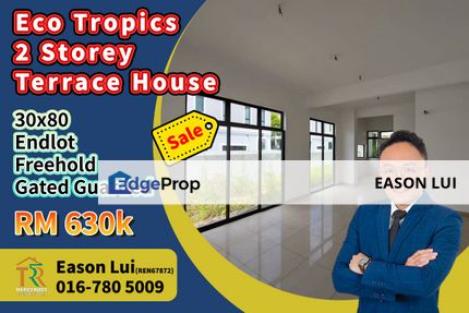 For Sale / Eco Tropics / Double Storey Terrace House / Endlot, Johor, Masai