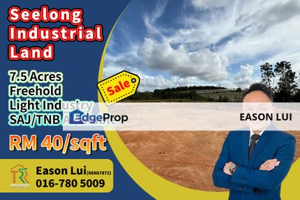 For Sale / Seelong / Industrial Land / Freehold, Johor, Senai