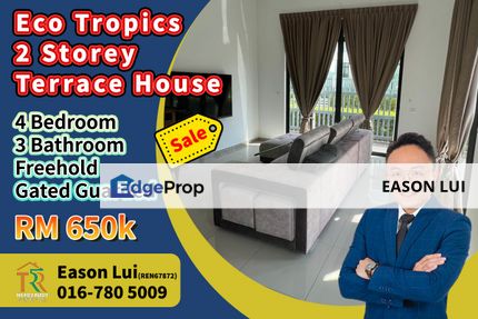 For Sale / Eco Tropics / Double Storey Terrace House / Endlot, Johor, Masai