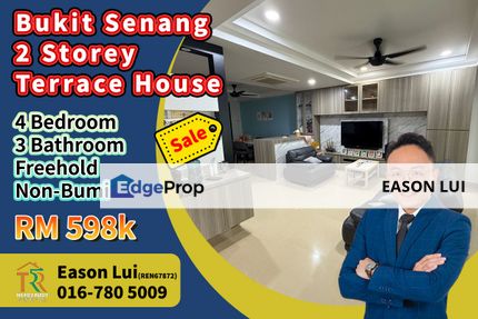 For Sale / Bukit Senang / Double Storey Terrace House / Freehold, Johor, Senai