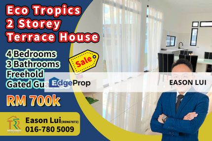 For Sale / Eco Tropics / Double Storey Terrace House / Facing South, Johor, Masai