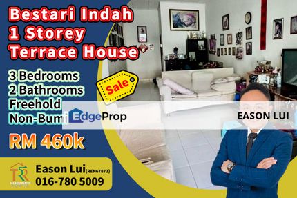 For Sale / Bestari Indah / Double Storey Terrace House / Kichen Fully Extend, Johor, Ulu Tiram
