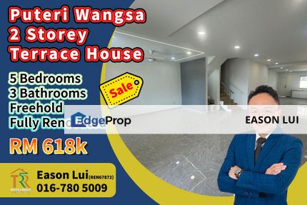 For Sale / Puteri Wangsa / Double Storey Terrace House / Fully Renovated, Johor, Ulu Tiram