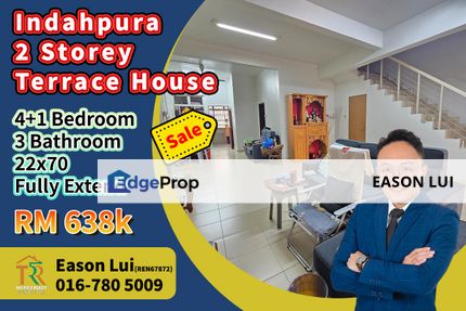 For Sale / Indahpura / Double Storey Terrace House / Gated Guarded, Johor, Kulai