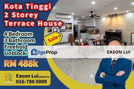 For Sale / Kota Jaya / Double Storey Terrace House / Fully Tile, Johor, Kota Tinggi