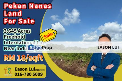 For Sale / Pekan Nanas / Land / 3.645 Acres, Johor, Pontian