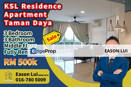 For Sale / Taman Daya / KSL Residence / 3 Bedroom, Johor, Johor Bahru