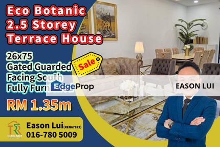 For Sale / Eco Botanic / 2.5 Storey Terrace House / Fully Furnished, Johor, Nusajaya