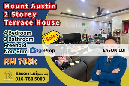 Mount Austin / Double Storey Terrace House / Freehold, Johor, Johor Bahru