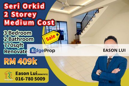 Seri Orkid / Double Storey Medium Cost / Renovated, Johor, Skudai