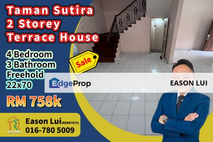 Taman Suria / Double Storey Terrace House / Freehold, Johor, Johor Bahru