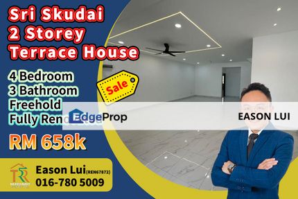 Sri Skudai / Double Storey Terrace House / Fully Renovated, Johor, Skudai