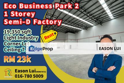 Eco Business Park 2 / Single Storey Semi-D Factory / Light Industry, Johor, Senai