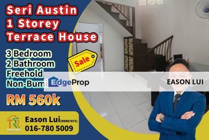 Seri Austin / Single Storey Terrace House / Freehold, Johor, Johor Bahru