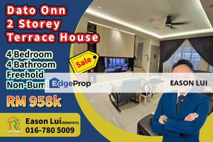 Bandar Dato Onn / Double Storey Terrace House / Freehold, Johor, Johor Bahru