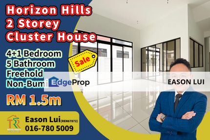 Horizon Hills / Double Storey Cluster House / Gated Guarded, Johor, 