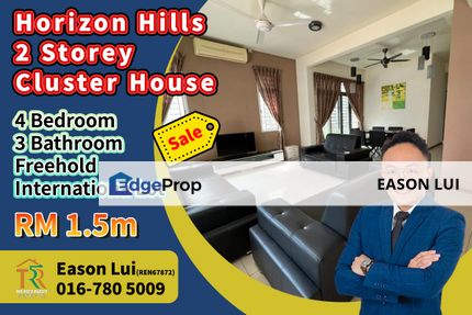 Horizon Hills / Double Storey Cluster House / Fully Furnished, Johor, Nusajaya