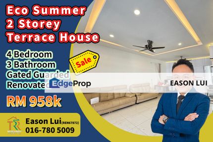 Eco Summer / Double Storey Terrace House / Renovated, Johor, Johor Bahru