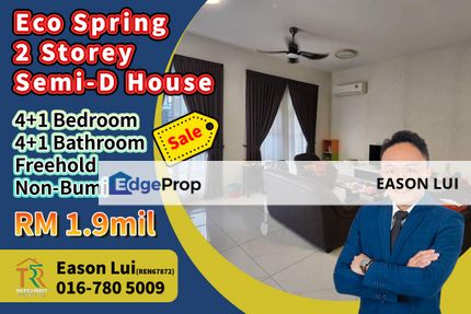 Eco Spring / Double Storey Semi-D House / Partial Renovated, Johor, Johor Bahru