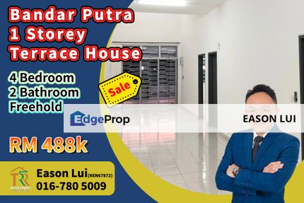 Bandar Putra Kulai / Single Storey Terrace House / Freehold, Johor, Kulai