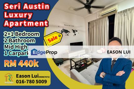 Seri Austin Luxury Apartment / 2+1 Bedroom / Mid High Floor, Johor, Johor Bahru