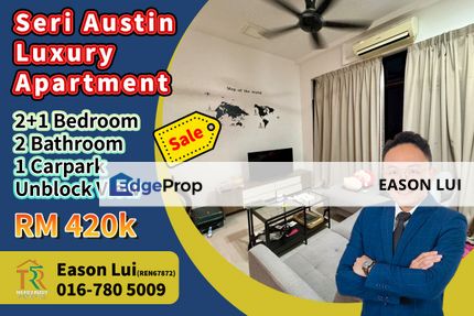 Seri Austin Luxury Apartment / 2+1 Bedroom / Mid High Floor, Johor, Johor Bahru