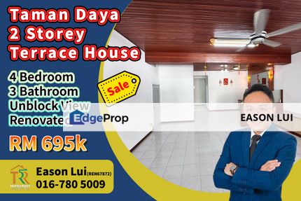 Taman Daya / Double Storey Terrace House / Renovated, Johor, Johor Bahru