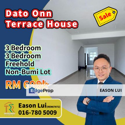 Dato Onn - Terrace House For Sale, Johor, Johor Bahru