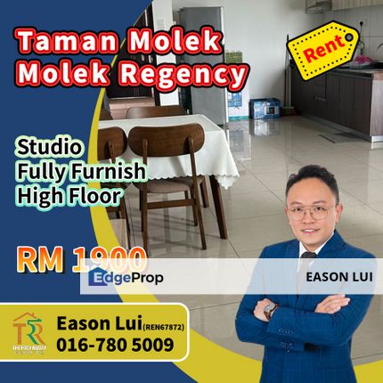 Molek Regency 1 Bedroom Unit For Rent, Johor, Johor Bahru