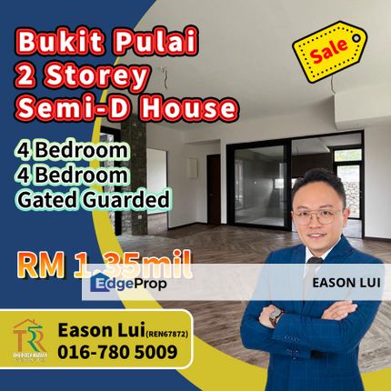 Bukit Pulai - 2 Storey Semi-D House For Sale, Johor, Kangkar Pulai