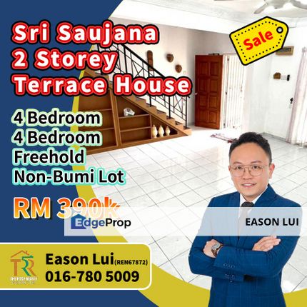 Sri Saujana - 2 Storey Terrace House For Sale, Johor, Kota Tinggi