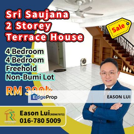 Sri Saujana - 2 Storey Terrace House For Sale, Johor, Kota Tinggi