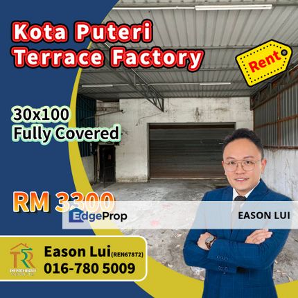 Kota Puteri - Terrace Factory For Rent, Johor, Masai