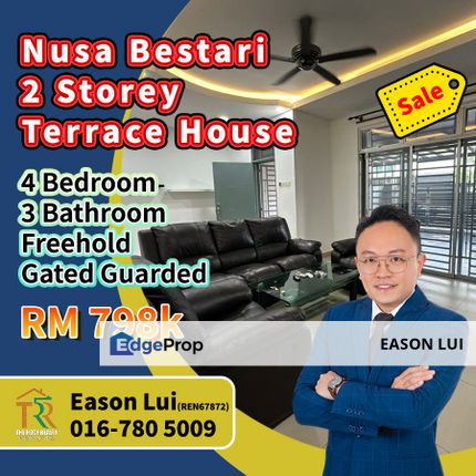 Nusa Bestari - 2 Storey Terrace House For Sale, Johor, Skudai