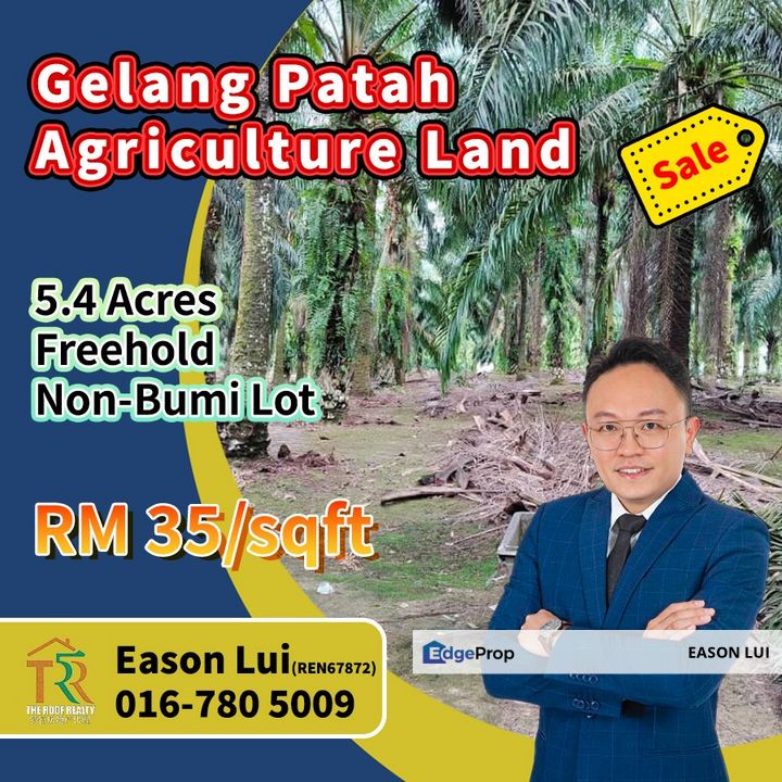 Gelang Patah Agriculture Land For Sale, Johor, Gelang Patah