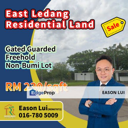 East Ledang Residential Land For Sale, Johor, Nusajaya
