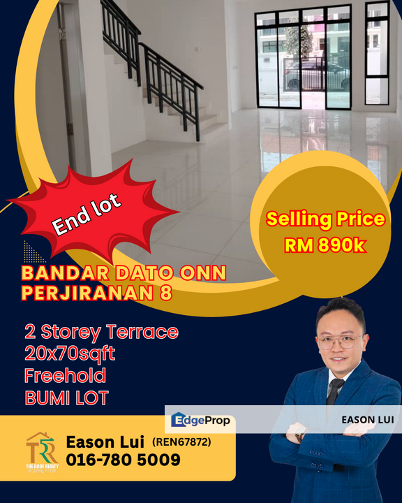 For sale/ perjiranan 8/ bandar dato onn/ end lot , Johor, Johor Bahru