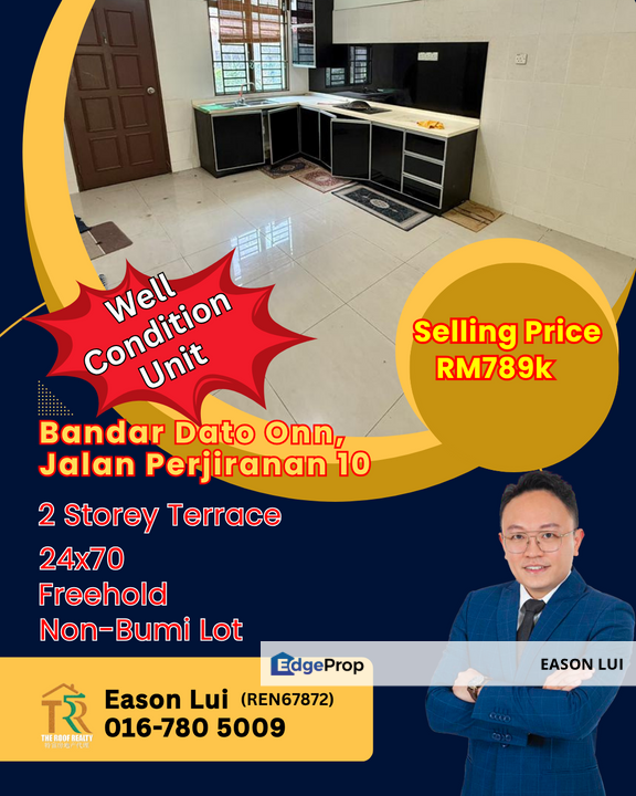 Bandar Dato Onn, 2 Storey Terrace, good condition, Johor, Johor Bahru