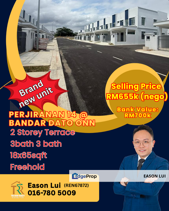 Bandar Dato Onn @ Perjiranan 14/ 2 Storey Terrace, Johor, Johor Bahru