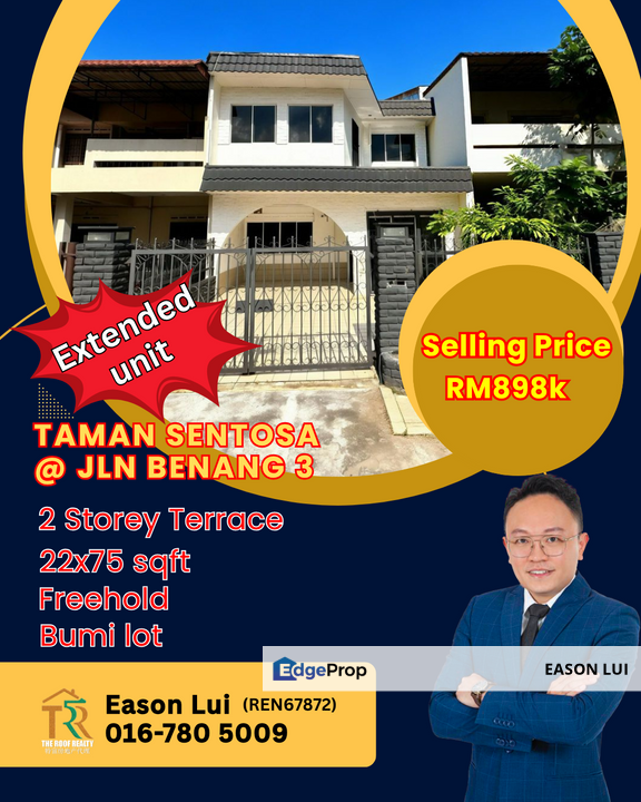 Taman Sentosa/ Jln Benang 3 / 2 Stry Storey House, Johor, Johor Bahru