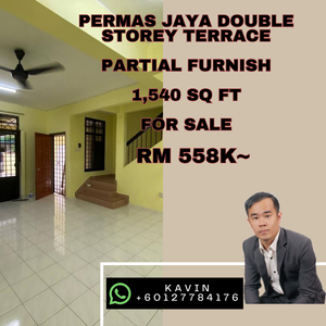 Permas Jaya Masai Double Storey Terrace Partial Furnish For Sale for ...