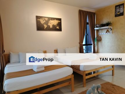 Twin tower Residence Bukit Chagar studio fully furnish For Rent , Johor, Johor Bahru