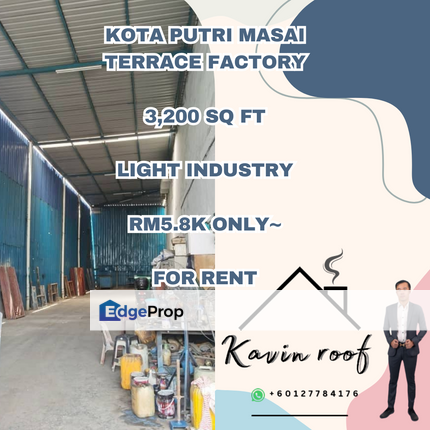 Kota Puteri 1.5 Storey Terrace For Rent , Johor, Masai