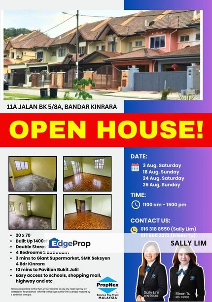 Super Cheap Bandar Kinrara Double Storey , Selangor, Bandar Kinrara Puchong