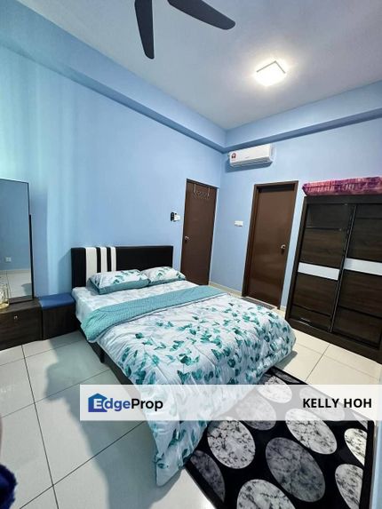 D'Summit Residence @ Kempas Utama J.B, 2 Rooms 2 Bath, Fully Furnished 95%, For Rent , Johor, Johor Bahru
