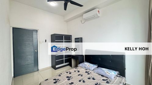 D'Carlton Seaview Residences @ Megah Ria Masai Johor, 2 Rooms 2 Bath, Fully Furnished 95%, For Rent , Johor, Masai