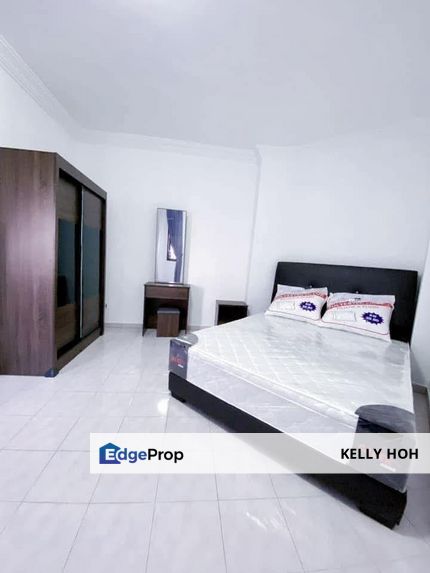 Seri Mutiara Apartment @ Bandar Baru Seri Alam Masai Johor, 3 Rooms 2 Bath, Fully Furnished, For Rent , Johor, Masai