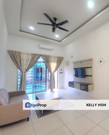 Jalan Bangau, Bandar Putra Kulai Johor, Single Storey Terrace House, 4 Bedrooms 2 Bathrooms, Partial Furnished, For Rent , Johor, Kulai