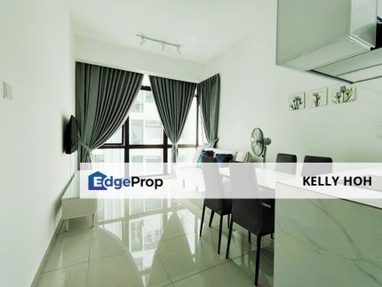 Wave Marina Cove @ Pangsapuri Tepian Bayu, J.B Town, 1+1 Bedrooms 1 Bathroom, Fully Furnished, For Rent , Johor, Johor Bahru