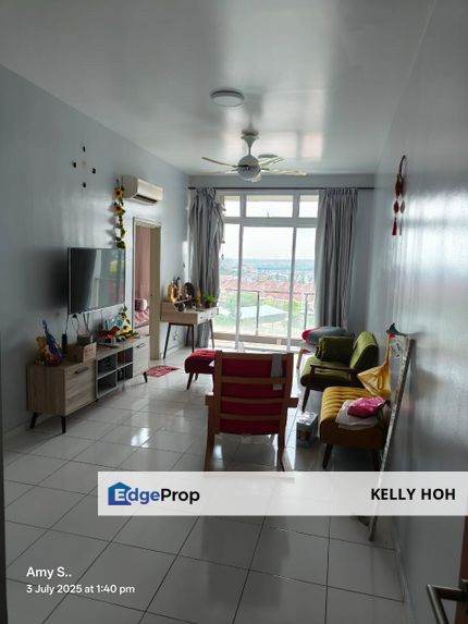 The Senai Garden Apartment @ Senai Johor, 1 Bedroom 1 Bathroom, Fully Furnished, For Rent , Johor, Senai
